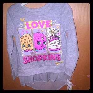 Little girls Shopkins sweater
